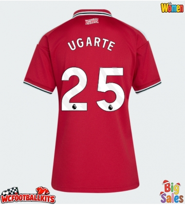 Manchester United Manuel Ugarte #25 Replica Home Stadium Shirt for Women 2026-27 Short Sleeve
